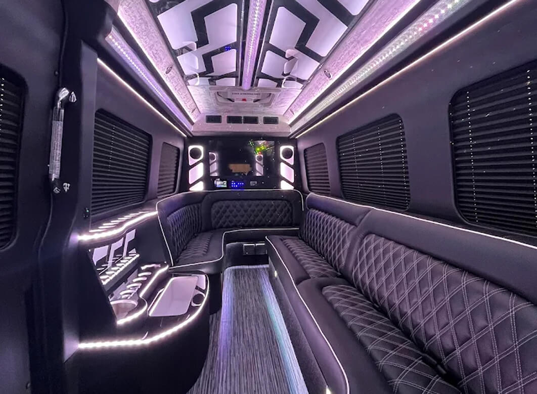 Image of luxury Sprinter van with excellent review